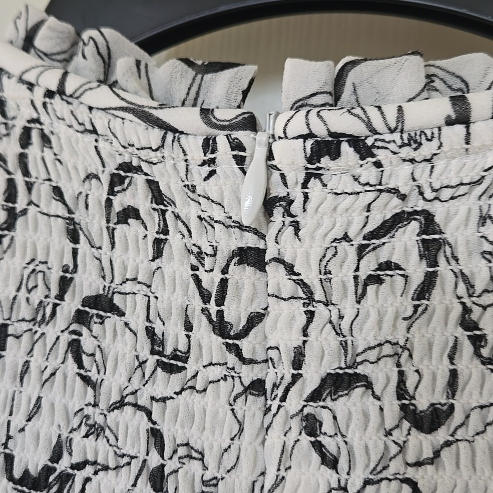 Wilfred Patterned Cropped Blouse - Picture 6 of 9